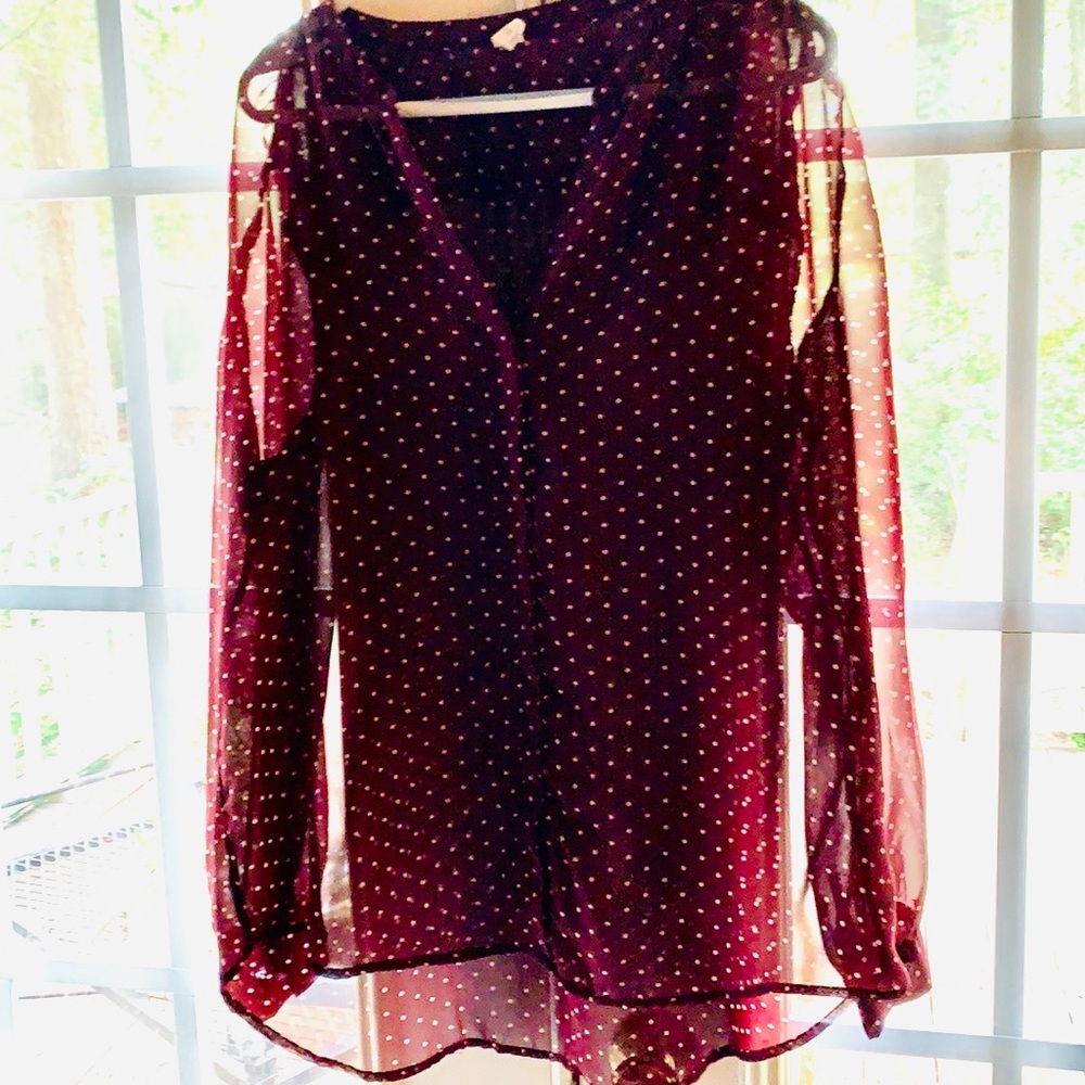 Old Navy sheer button up